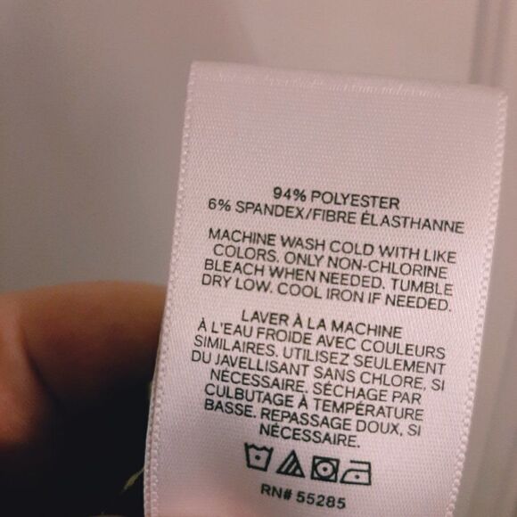 Express Hi-Low Black and White Striped Ski… - Picture 4 of 4